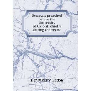  Sermons preached before the University of Oxford chiefly 
