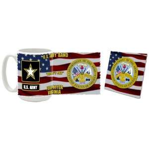  U.S. Army Band Coffee Mug/Coaster