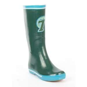  Womens Tulane Centered Wave Boots Size 11, Color Green 