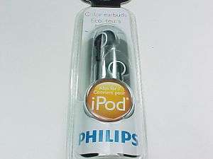 PHILIPS COLOR EARBUDS  IPOD CD DVD PLAYER NEW  