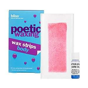  Bliss Poetic Waxing Wax Strips Body (Quantity of 1 