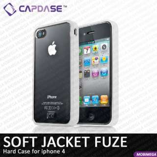 Capdase Soft Jacket Fuze Case Cover iPhone 4 White  