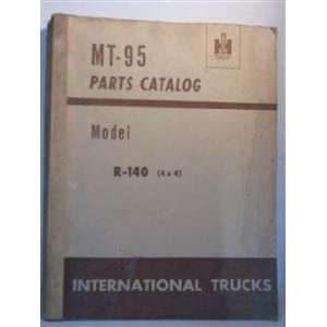  International harvester MT 95 parts catalog for International 