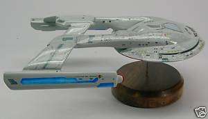 Akira Class Star Trek Starship Wood Model Free Ship New  