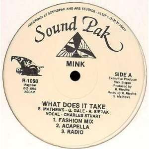  What Does It Take (12 Vinyl Single) 5 Remixes Mink 