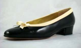 Vintage Bruno Magli Spectator Bow Accent Dress Shoes  