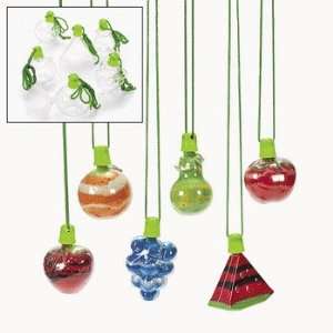  Fruit Sand Art Bottle Necklaces   Craft Kits & Projects 