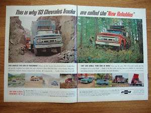 1963 Chevrolet Trucks Ad Shows 10 Models  