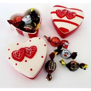 Ceramic Covered Heart Dish Filled With Turin Liquor Flavored 