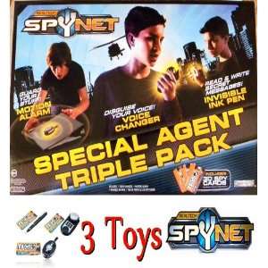 Spy Net Special Agent Triple Pack Toys & Games