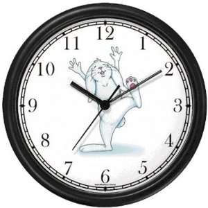  Bunny Rabbit Cartoon JP Wall Clock by WatchBuddy 