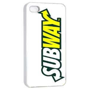  Subway Logo Case for Iphone 4/4s (White)  