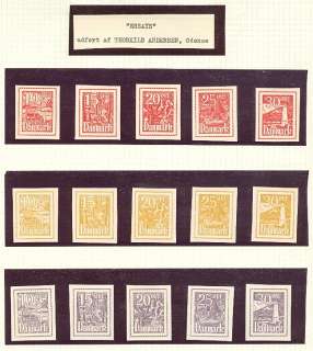   of Thorkild Andersen, 5 sets each in diff colors, total of 25, VF