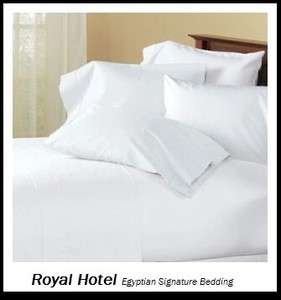 1000T Queen Solid White Duvet Cover Egyptian Cotton Set  