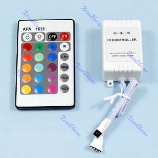 Remote + Control Box for 5050 SMD LED Light Strip New