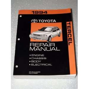  1994 Toyota Tercel Factory Repair Manual (Complete Volume 