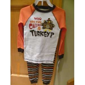 Carters Who are you calling a turkey Pajama Set size 3T