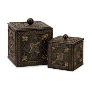 Arabian Nights Lidded Boxes   Set of 2