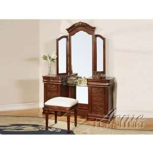  Acme Furniture Classique Vanity w/ Mirror and Bench 11845 