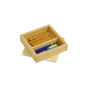   Kid Advance Montessori Bead Bars for Teen Board with Box Toys & Games