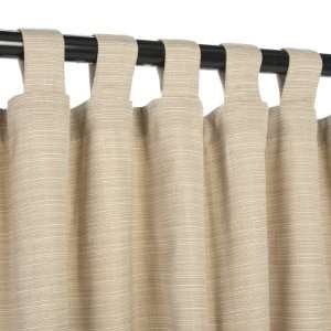   Outdoor Curtain with Tabs   Sand   54 in X 120 in