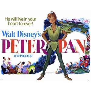 Peter Pan Movie Poster (11 x 14 Inches   28cm x 36cm) (1976) Style A  