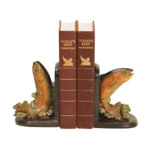 Rainbow Trout Bookends (Set Of 2) 91 4653