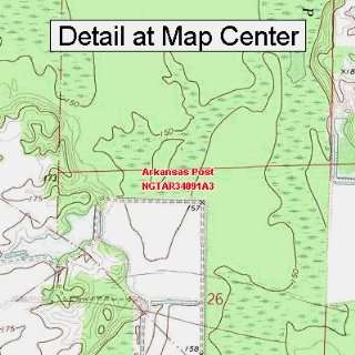   Map   Arkansas Post, Arkansas (Folded/Waterproof)