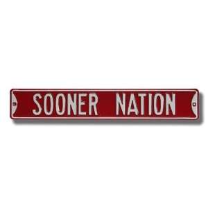  SOONER NATION Street Sign