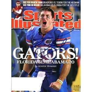  Tim Tebow Autographed Sports Illustrated Magazine 