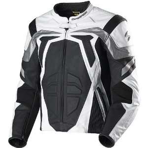 Scorpion Sport Mens Textile Road Race Motorcycle Jacket   Silver / 2X 