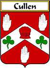 Family Crest 6 Decal  Irish  Cullen or OCullen