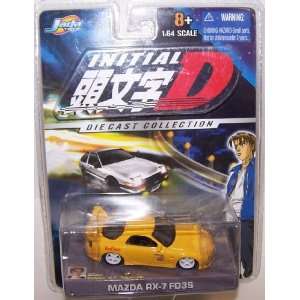 Jada Toys 1/64 Scale Diecast Initial D Series Mazda Rx 7 Fd3s in Color 