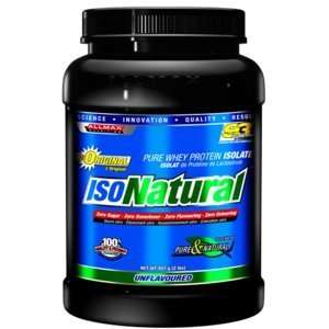 AllMax IsoNatural   Whey Protein Isolate Unflavored Natural Isoflex 2 