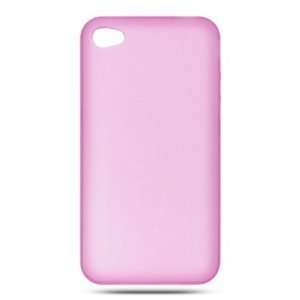  IPHONE 4 / HD CRYSTAL SKIN CASE TINTED HOT PINK 