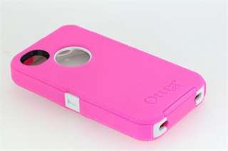New OtterBox Defender Case For iPhone 4G 4S 4 PINK Cover & WHITE Shell 