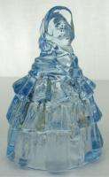 Boyd Glass Light Willow Blue Colonial Louise Figurine  