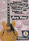 gibson es 355 custom d addario guitar strings print ad
