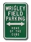 wrigley field parking home of the cubs parking sign 12