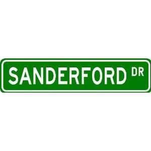  SANDERFORD Street Sign ~ Personalized Family Lastname Sign 