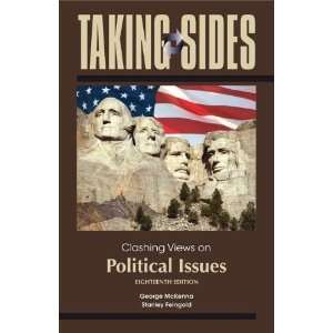   Clashing Views on Political Issues [Paperback] George McKenna Books