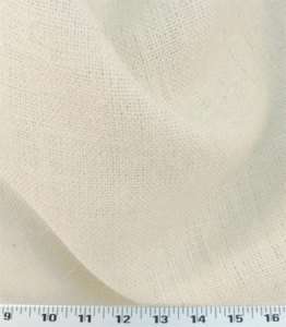 Drapery Fabric 12 oz. Untreated Colored Burlap   Oyster  