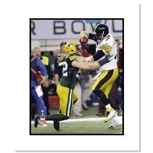  Clay Mathews Green Bay Packers NFL Double Matted 8x10 