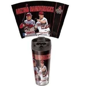 MLB Arizona Diamondbacks Travel Mug   Set of 2  Kitchen 