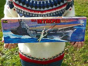 REVELL USS INTREPID WWII Decorated Carrier Veteran Kit   Sealed  