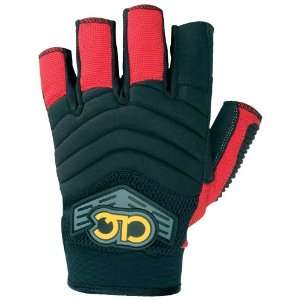  CLC Pit Crew 225RS Power Crew Shorty Glove  Red   Small 