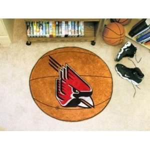  Ball State Cardinals Basketball Shaped Area Rug Welcome 