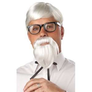  California Costumes The Colonel Adult Wig and Beard / White   One Size