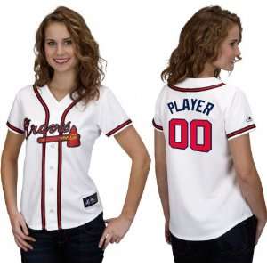  Atlanta Braves  Any Player  Womens MLB Replica Jersey 