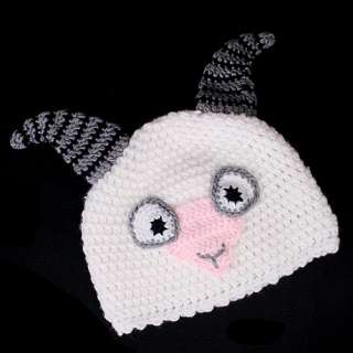 Cartoon Cap sheep Handmade Wool knit Children Hat H1558  